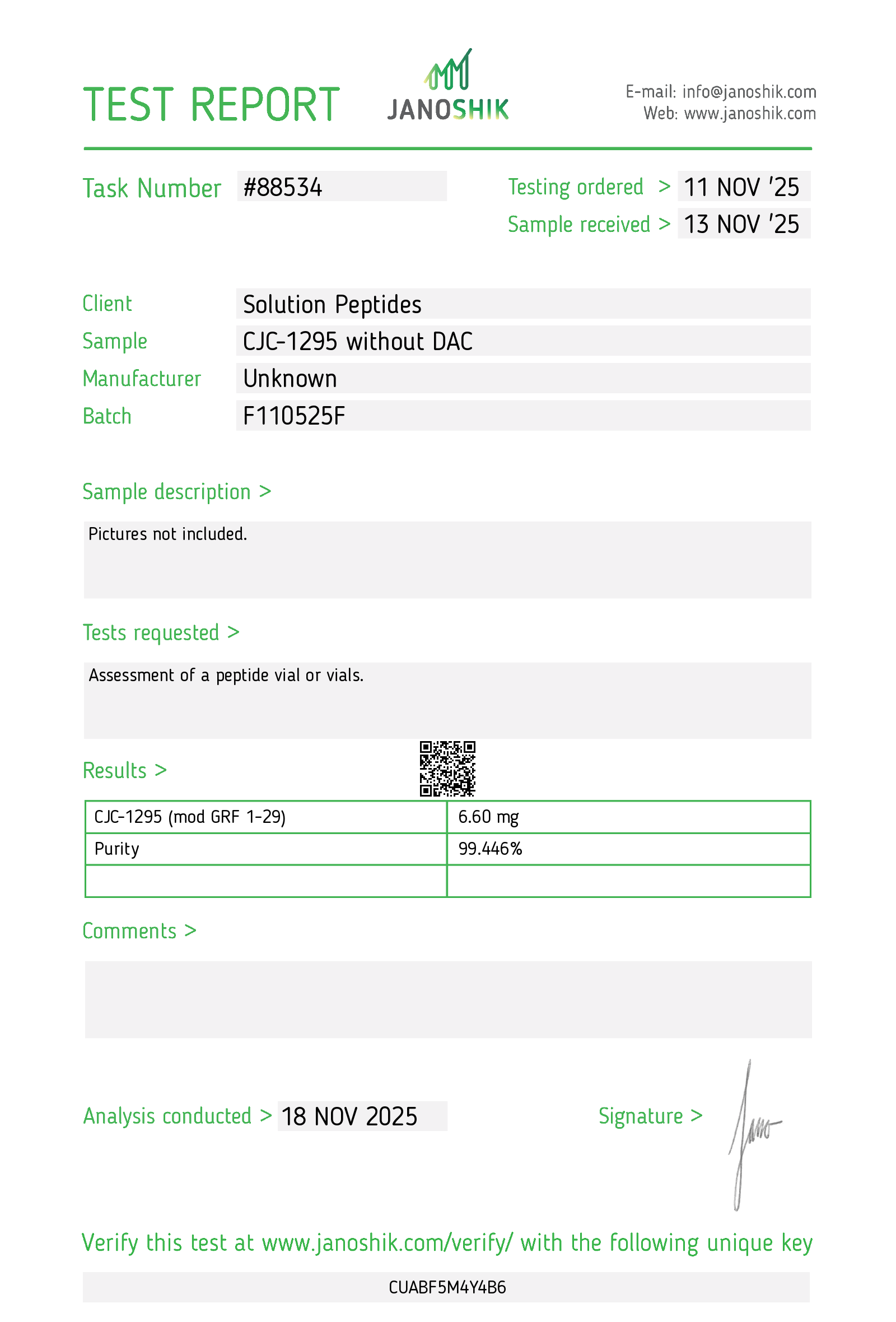 CJC-1295 (without DAC) – 5mg (cjc NO DAC) CJC-1295 (without DAC) – 5mg (cjc NO DAC)